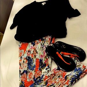 7 for all ManKind - Floral Multicolor ladies Pants! Fashion statement FUN